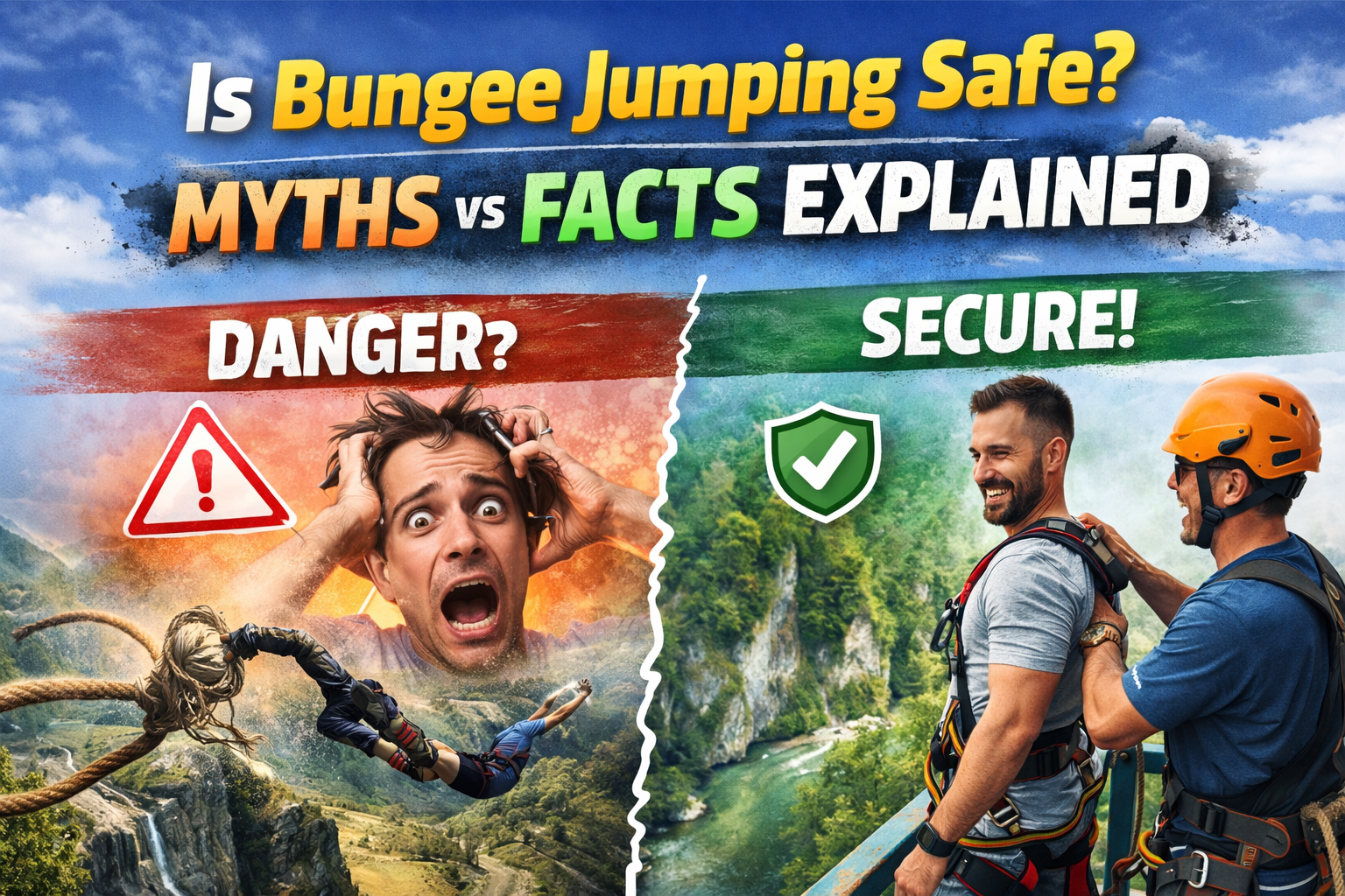 Is Bungee Jumping Safe? Myths vs Facts Explained