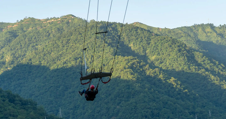 Giant Swing Adventure Activity in Rishikesh at Thrill Factory Shivpuri