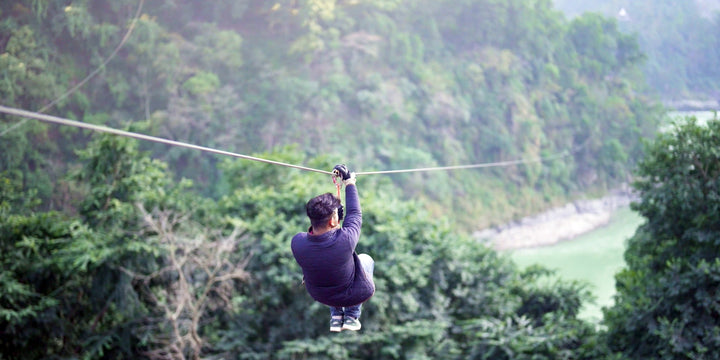 Zip Lining in Rishikesh