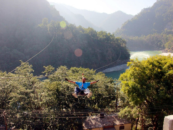 Zip Lining in Rishikesh